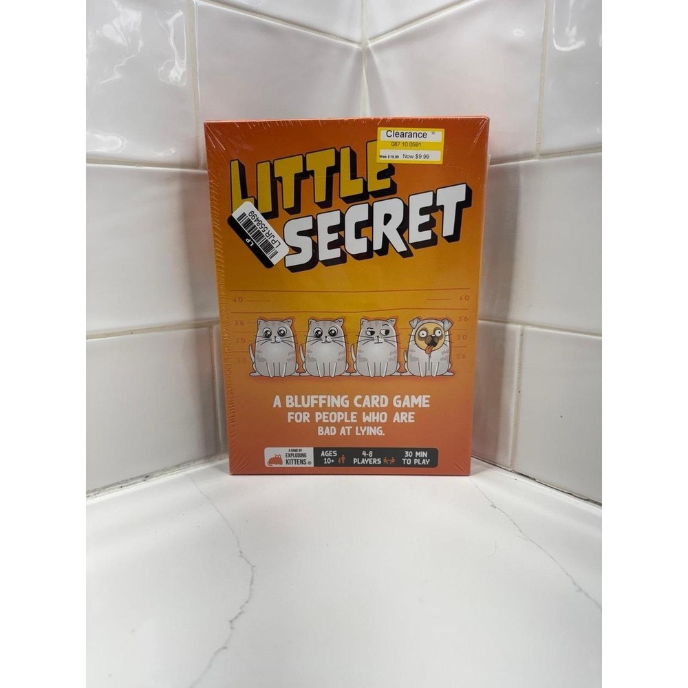 Little Secret Bluffing Card Game for People Bad at Lying
